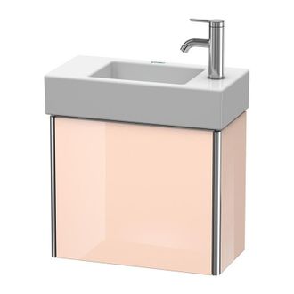 Duravit Duravit Xsquare Vanity Unidad De Pared 48.4x24.0 Cm, 1 Puerta, Colgado A La Izquierda, Para El Lavabo Vero Air 072450, Color (frente/cuerpo): Perla De