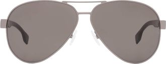 HUGO BOSS Brown Pilot Mens Sunglasses BOSS 1560/O/S 0R81/70 63
