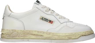 Autry Sneakers X Maison Mihara Yasuhiro Herrens Leder Wei&szlig;