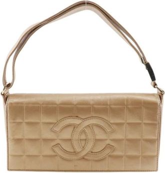 Chanel Pre-owned Shoulder Bags, female, Beige, Size: ONE SIZE Pre-owned Vintage Shoulder Bag