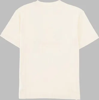 Palm Angels Brushed Cotton Angel Graphic T-Shirt - White