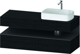 Duravit Qatego Consola Mueble Bajo Lavabo, 2 Extensiones, 2 - Duravit