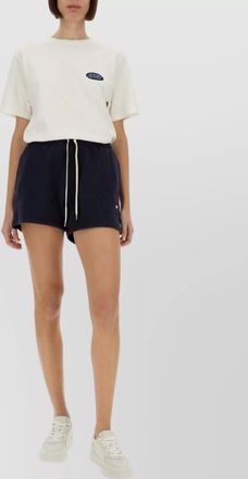 Autry elastic waistband shorts with side and back pockets