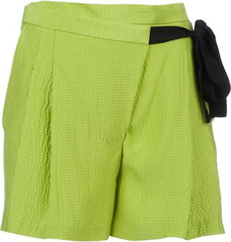 Matthew Williamson Belt tie shorts - Verde