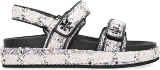 Tory Burch Kira Sport Sandal - Dames - Sandalen - Veelkleurig - 36 EU - Leer - Schoenen