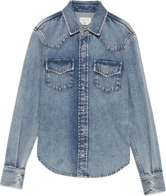 Jacob Cohen Lichtgewicht Denim Shirt - Dames - Spijkeroverhemden - Blauw - XS - Denim - Overhemden