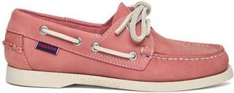 Sebago Portland Nubuck Womans Boat Shoes in Pink-White at Nordstrom, Size 5.5