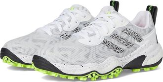adidas Golf Codechaos 25 Golf Shoes Womens Golf Shoes Footwear White/Core Black/Lucid Lemon : 9.5 B - Medium, Leather