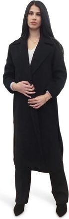 Emme Di Marella Emme DI Marella, Dames, Mantels, Zwart, Maat: M Wol