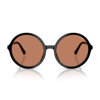 Miu Miu Sunglasses Mub02 S 16 K90 Q Black/Brown Women
