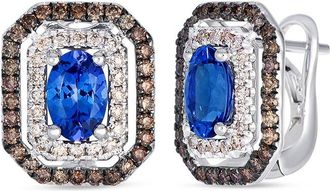 Le Vian Tanzanite 14K 1.21 Ct. Tw. Diamond & Tanzanite Stud Earrings