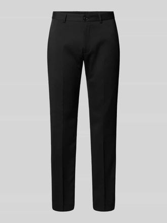 s.Oliver Black Label Regular Fit Anzughose mit Viskose-Anteil in Black, Gr&ouml;&szlig;e 106