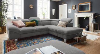 Cotta Ecksofa »Driver L-Form« mit Kopfteilverstellung, wahlweise mit Bettfunktion & Bettkasten