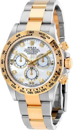 Rolex Cosmograph Daytona Mother of Pearl Diamond Steel and 18K Yellow Gold Mens Watch 116503MDO