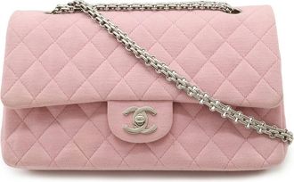 Chanel Matelasse 25 Cotton Jersey Shoulder Bag