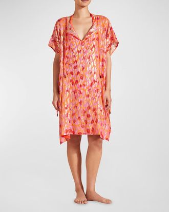 Vilebrequin Abstract Leopard Printed Coverup Dress