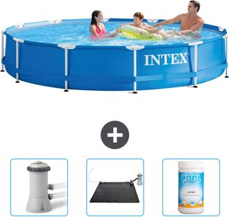 Intex Piscina Con Estructura Redonda - 366x76 Cm - 6-piezas Scb80