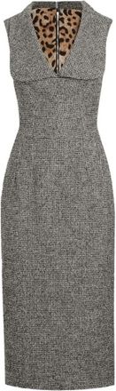 Dolce & Gabbana Elegante Jurken voor Vrouwen - Dames - Kleedjes - Grijs - M - Kleedjes