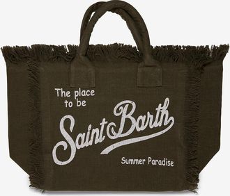 MC2 Saint Barth Shopper aus Leinen Vanity