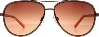 Ted Baker TB1644 Sunnia 404 koper bruin gradi&euml;nt zonnebril