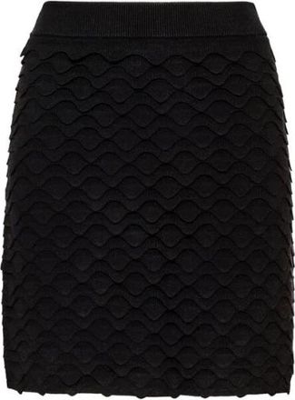 Maliparmi Winter Wave Rok - Dames - Korte rokken - Zwart - L - Polyester - Rokken