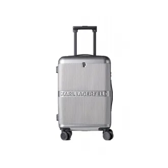 Karl Lagerfeld unisex, Suitcases, Grigio, Taglia unica, new