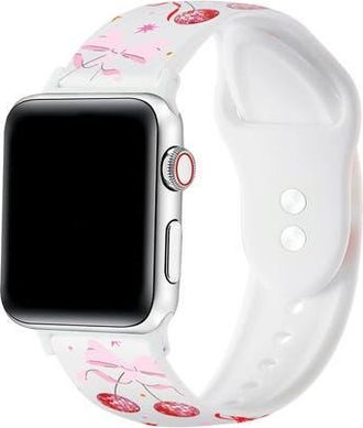 Posh Tech Disco Cherry Silicone Band for Apple Watch + Smartwatch at Nordstrom