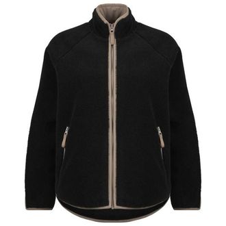 Stoic MerinoHighPile357 VallsboSt. Jacket Fleecejacke f&uuml;r Damen | schwarz