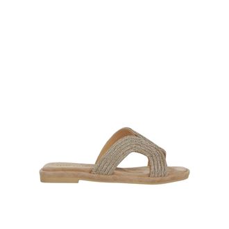 Alma En Pena Sliders, female, Brown, 5 UK, Semicircle rhinestone sandal