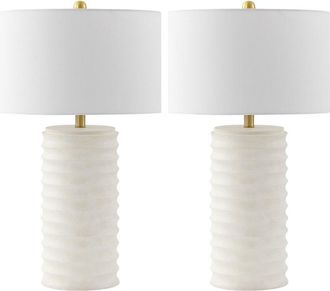 Safavieh Discontinued Safavieh Set Of 2 Melina 28.5In Table Lamps
