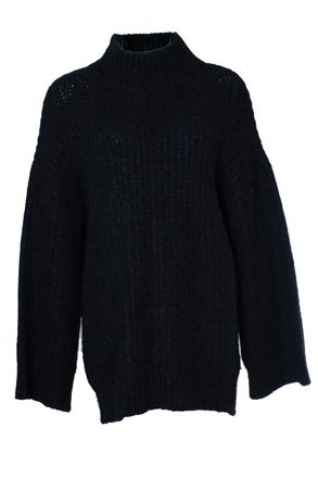 A.P.C. A. P.C., black ribbed turtle neck sweater