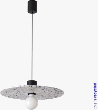 Faro Barcelona Faro Confetti 400 Dome L&aacute;mpara Colgante Marm&oacute;reo Reciclado Di&aacute;metro 45cm