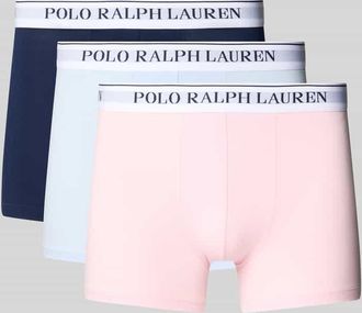 Ralph Lauren Trunks mit elastischem Logo-Bund im 3er-Pack in Dunkelblau, Größe XXL