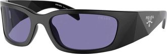 Prada Zonnebrillen - Heren - Zonnebrillen - Zwart - 60 MM - Accessoires