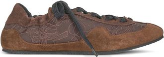 Cecilie Bahnsen Blaise Floral-embroidered Sneakers
