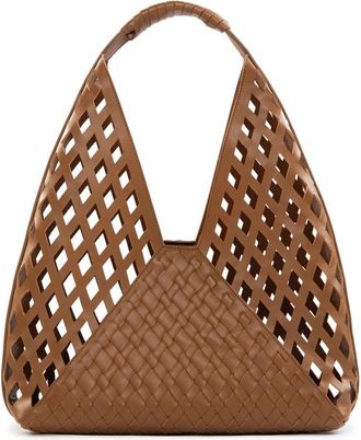 Vic Mati&eacute; Junko Shopper - Dames - Schoudertassen - Beige - ONE Size - Leer - Tassen
