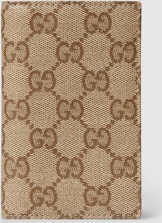 Gucci Essence Classic Card Case, Beige, Original GG Fabric