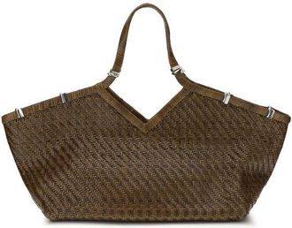 Benedetta Bruzziches Brown Buffalo Leather Womens Handbag