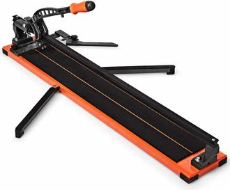 Costway Costway Cortador De Azulejos Manual Para Porcelana Cer&aacute;mica Largo 90cm Espesor 14mm Cortador De Azulejos Con Rueda De Corte