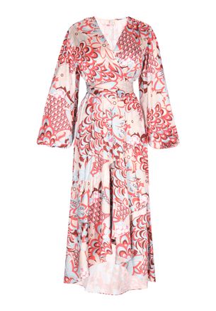 Izia Jurk Dames Rood Veelkleurig