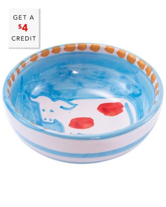 Vietri Vietri Campagna Mucca Olive Oil Bowl With $4 Credit