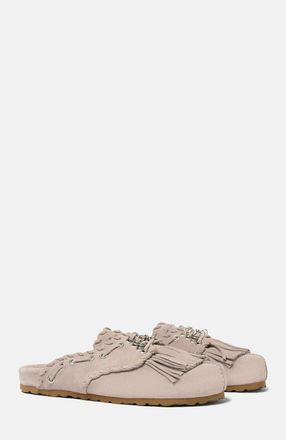 Scarosso Flora Mules in Light Sand - Suede at Nordstrom, Size 36