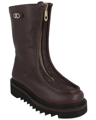 Ferragamo Eurialo F Leather Boot