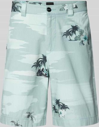 Boss Orange by Hugo Boss BOSS Orange Straight Leg Chinoshorts aus reiner Baumwolle in Tuerkis, Gr&ouml;&szlig;e 31