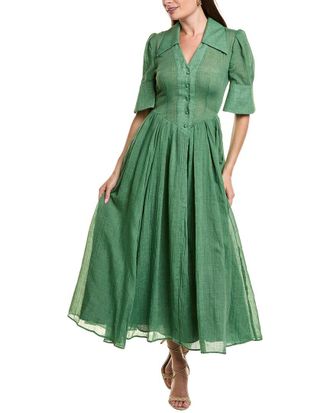 BGL Fashion Bgl Pleated Midi Dress