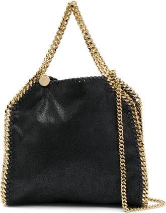 Stella McCartney Tassen, Dames, Zwart, ONE Size, Falabella Mini Bag Eco Saggy Deer
