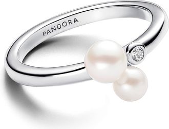 Pandora Duo Treated Freshwater Cultured Pearls Ring