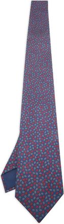 Herm&egrave;s Cravatta a fantasia - Blu