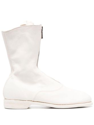 Guidi Stivaletti con punta tonda - Bianco