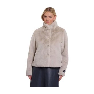 Rino&Pelle Vie Jacket - Dames - Jassen - Beige - Maat: 3XL Poliester